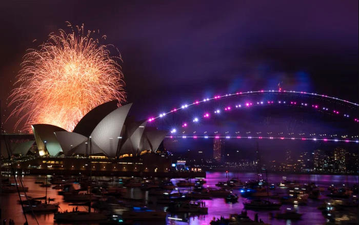 ახალი, 2024 წლის დადგომა რამდენიმე ქვეყანაში უკვე იზეიმეს