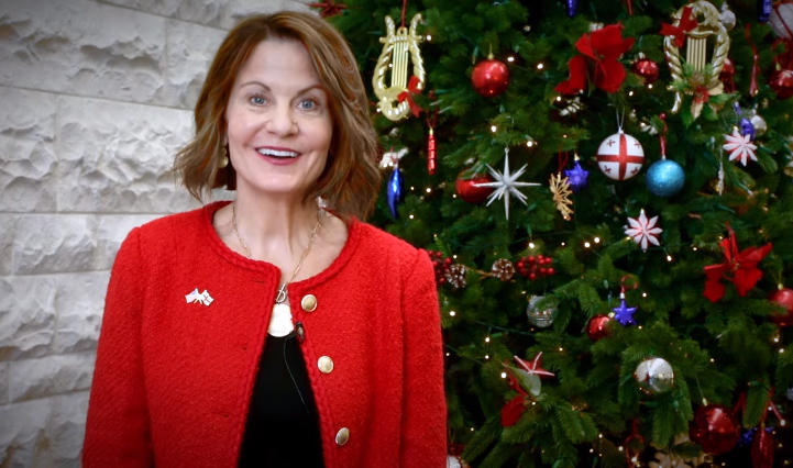 რობინ დანიგანი - კიდევ ერთხელ მინდა მივულოცო ქართველებს უზარმაზარი მიღწევა, რომელიც მიმდინარე წელს გქონდათ - ევროკავშირის კანდიდატის სტატუსის მოპოვება - გისურვებთ ბედნიერ ახალ წელს