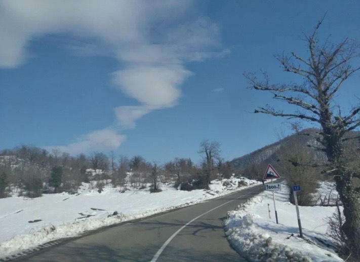 ნაქერალას უღელტეხილზე მისაბმელიანი და ნახევრადმისაბმელიანი ავტოტრანსპორტის მოძრაობა აღდგა