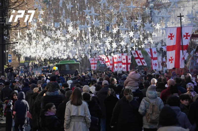 Alilo procession underway in Tbilisi