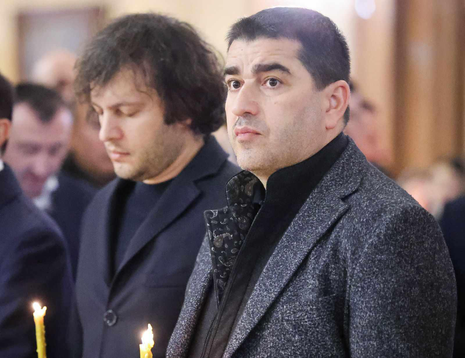 შალვა პაპუაშვილი საშობაო წირვას დაესწრო