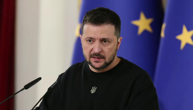 ვოლოდიმირ ზელენსკი ლიეტუვაში ჩავიდა