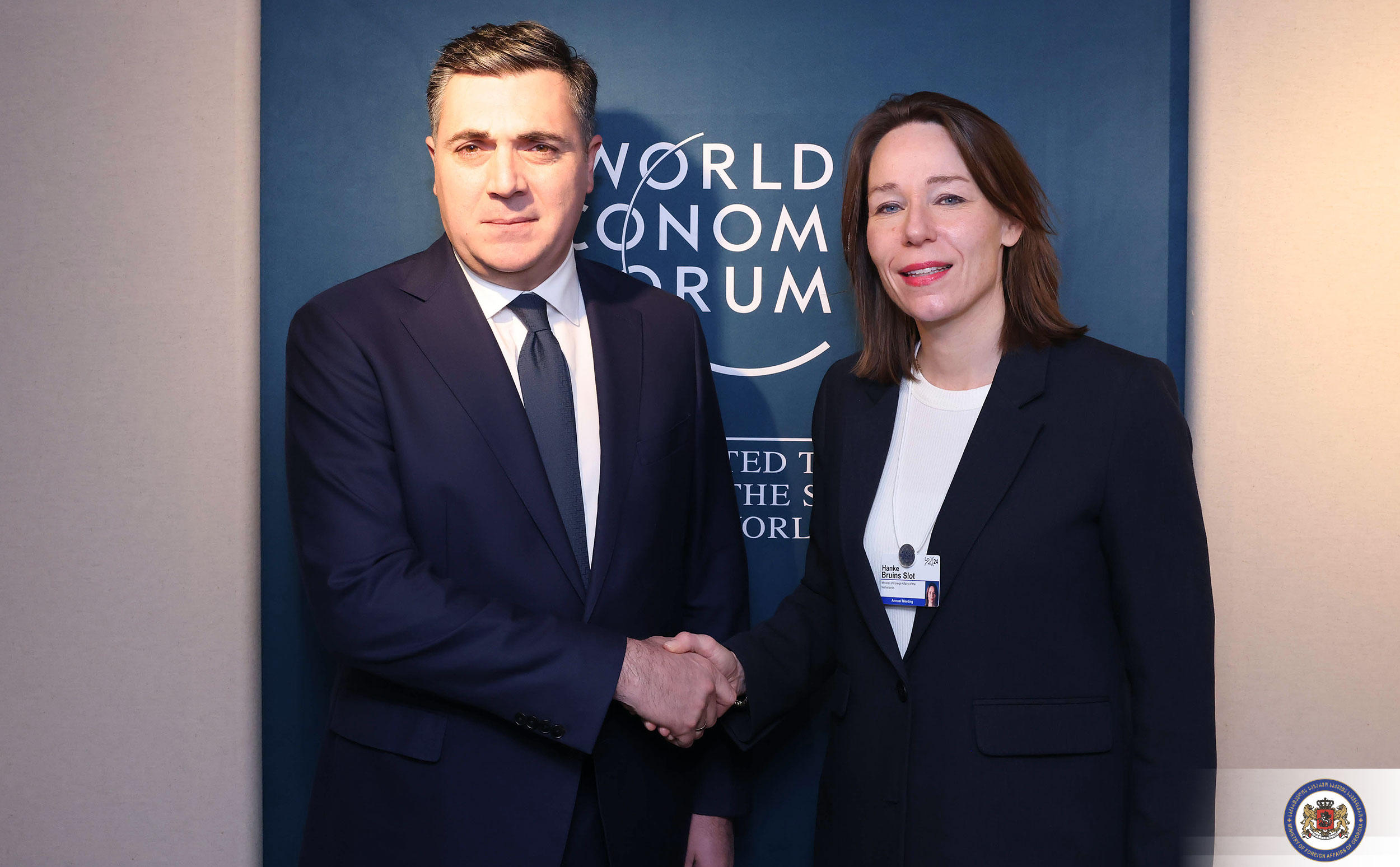 ილია დარჩიაშვილმა ნიდერლანდების სამეფოს საგარეო საქმეთა მინისტრთან შეხვედრა გამართა