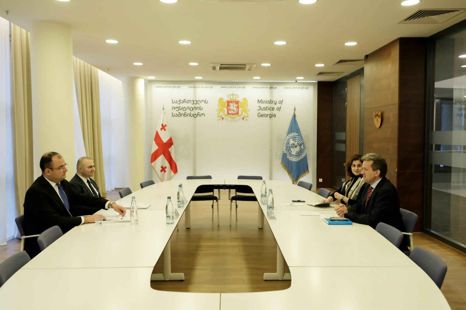 იუსტიციის მინისტრმა საქართველოში გაერო-ს ბავშვთა ფონდის ხელმძღვანელთან თანამშრომლობის გაღრმავების საკითხებზე იმსჯელა