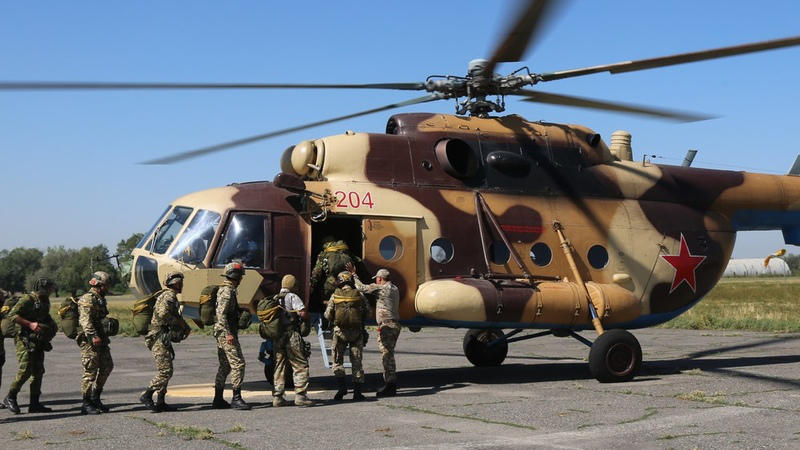 ყირგიზეთში სამხედრო ვერტმფრენი ჩამოვარდა, არის მსხვერპლი