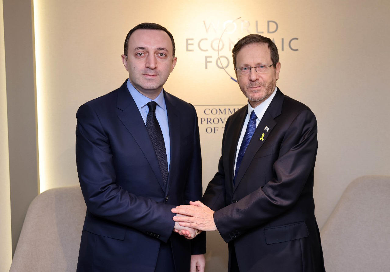 ირაკლი ღარიბაშვილი ისრაელის პრეზიდენტს შეხვდა