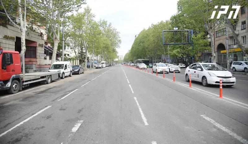 Due to ongoing works on Tsereteli Avenue, the public transport route is temporarily changing