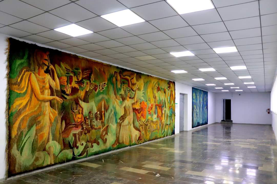 ხობის მერია - დავით ბუკიას ინიციატივით გობელენის ნამუშევრების რესტავრაცია განხორციელდა