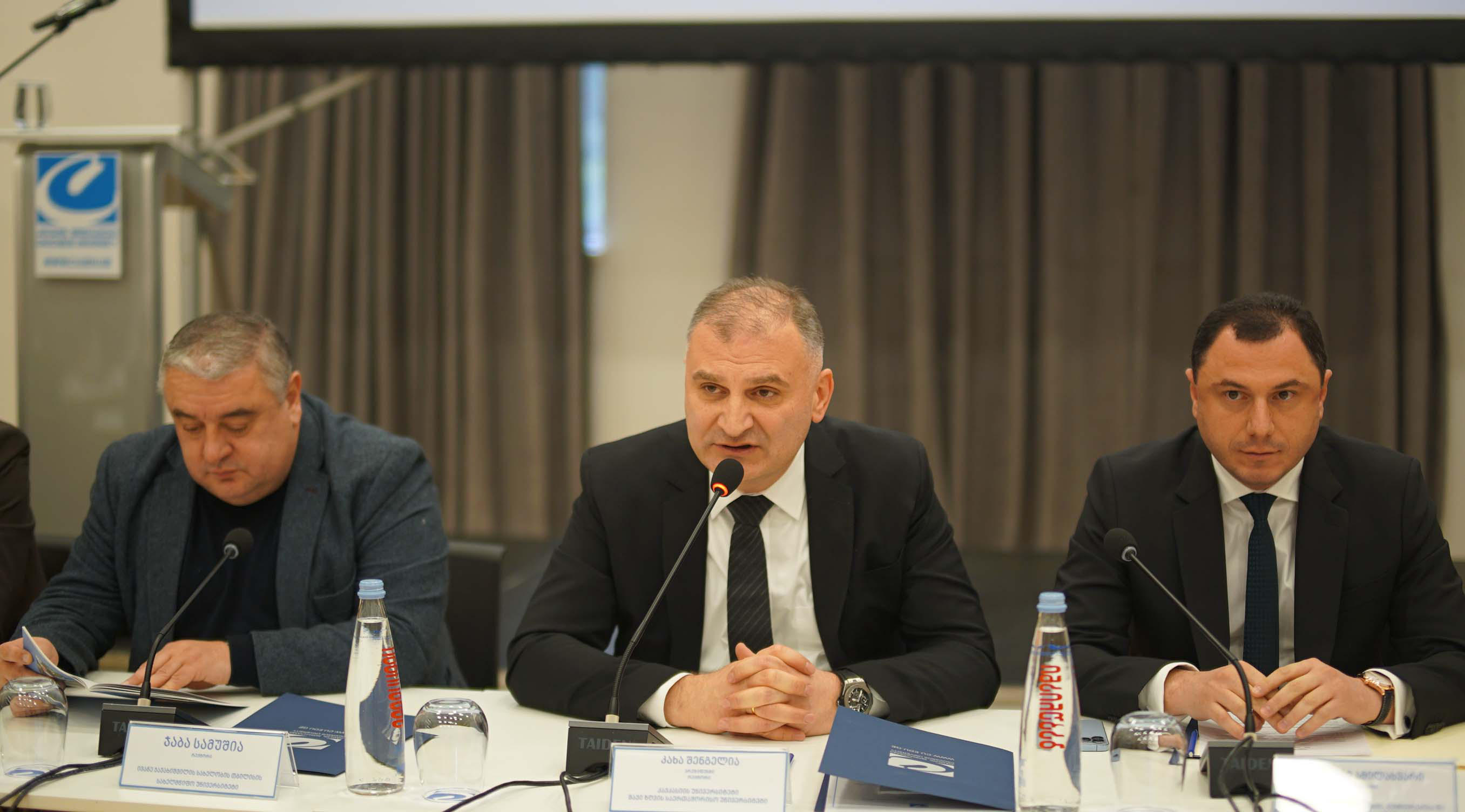 გიორგი ამილახვარის ხელმძღვანელობით კავკასიის უნივერსიტეტში რექტორთა საბჭო გაიმართა