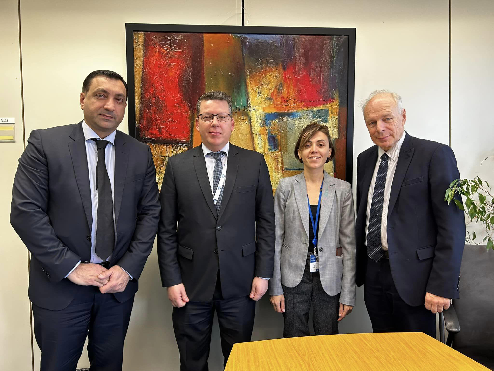 ლევან ბეჟაშვილი და ანა წითლიძე სტრასბურგში „ევროპელი კონსერვატორებისა და დემოკრატიული ალიანსის“ თავმჯდომარეს შეხვდნენ