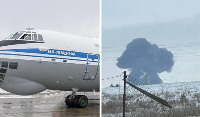 რუსეთის ბელგოროდის ოლქში სამხედრო-სატრანსპორტო თვითმფრინავი ჩამოვარდა