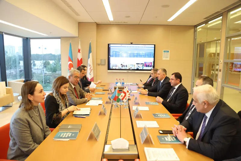 Giorgi Amilakhvari held a working meeting with Hazif Pashayev, rector of Azerbaijan Diplomatic Academy (ADA Universiteti)