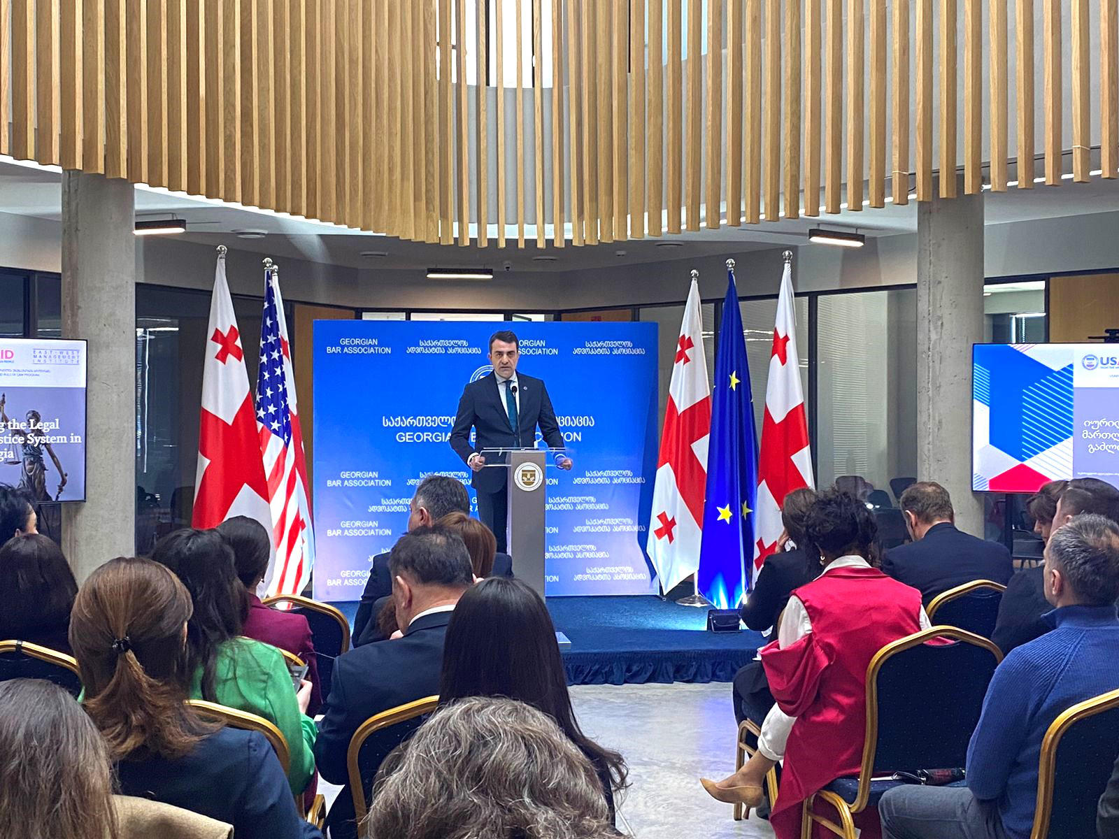 „საქართველოს იურიდიული პროფესიისა და მართლმსაჯულების სისტემის გაძლიერება“ -  საქართველოს ადვოკატთა ასოციაციამ ახალი პროექტის პრეზენტაცია გამართა