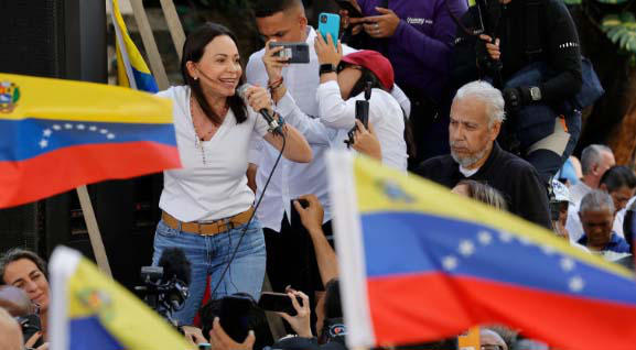 ვენესუელის უზენაესმა სასამართლომ ოპოზიციის საპრეზიდენტო კანდიდატის, მარია კორინა მაჩადოს არჩევნებში მონაწილეობის აკრძალვას მხარი დაუჭირა