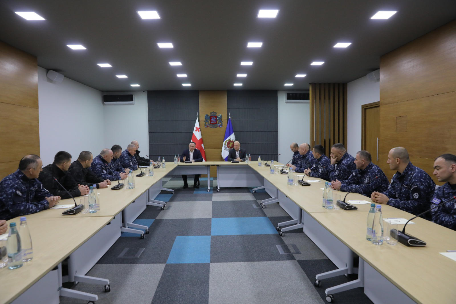 Vakhtang Gomelauri met with the leaders of the Department of Special Tasks