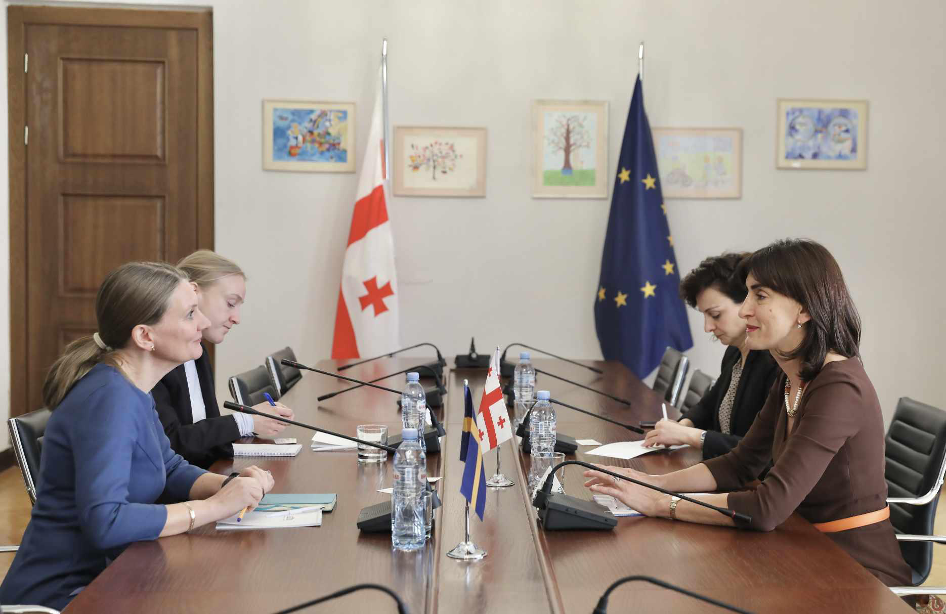 მაკა ბოჭორიშვილმა შვედეთის ელჩთან შეხვედრა გამართა