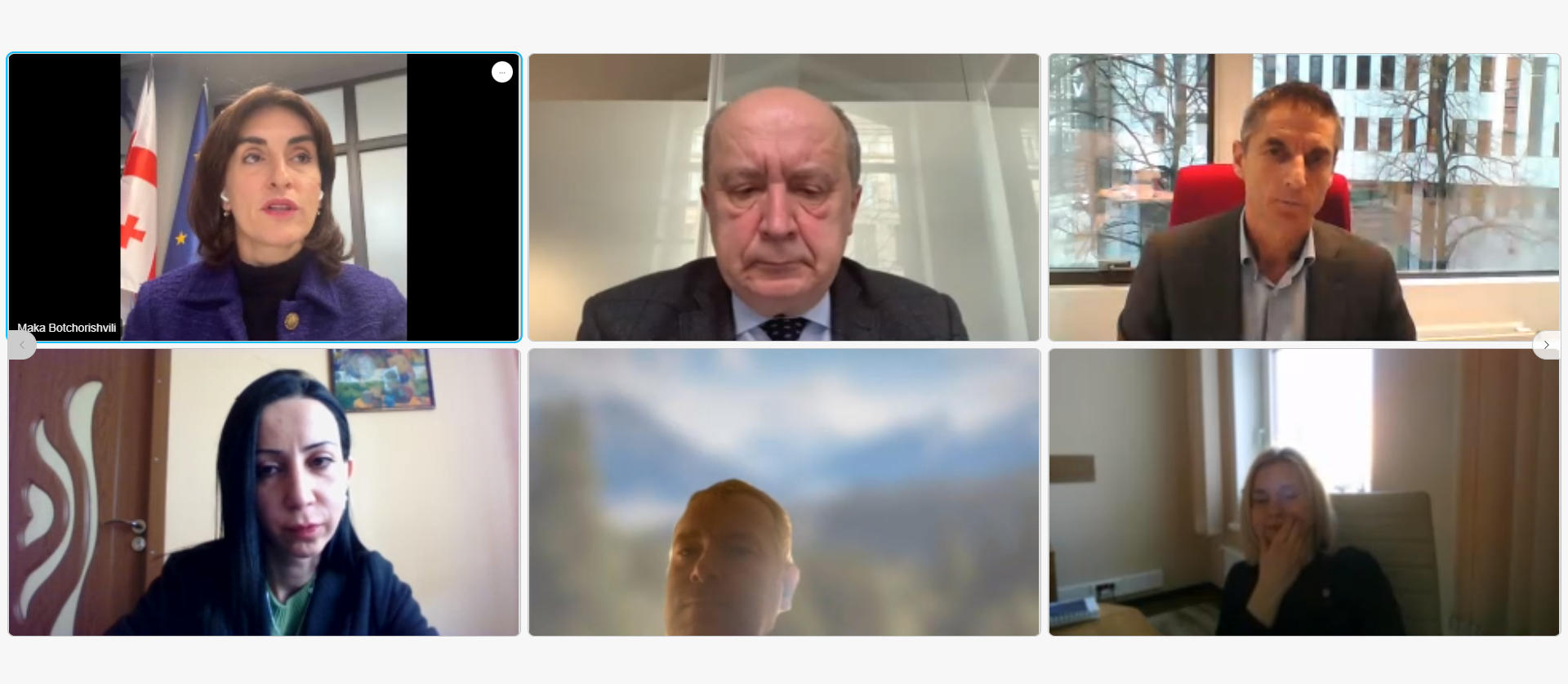მაკა ბოჭორიშვილმა ევრონესტის საპარლამენტო ასამბლეის ბიუროს სხდომაში მიიღო მონაწილეობა