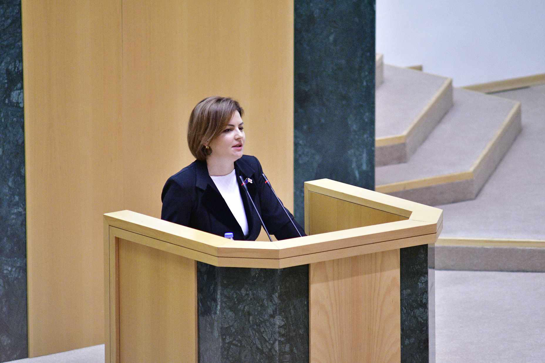 ანა ნაცვლიშვილი კობახიძეს - ვერაფერს ახალს ვერ ეუბნებით მოქალაქეებს, რომ  ჩამოგიწიკწიკებიათ: "გავაკეთებთ, გავაგრძელებთ, გავაძლიერებთ", 12 წელი რამ შეგიშალათ ხელი?!