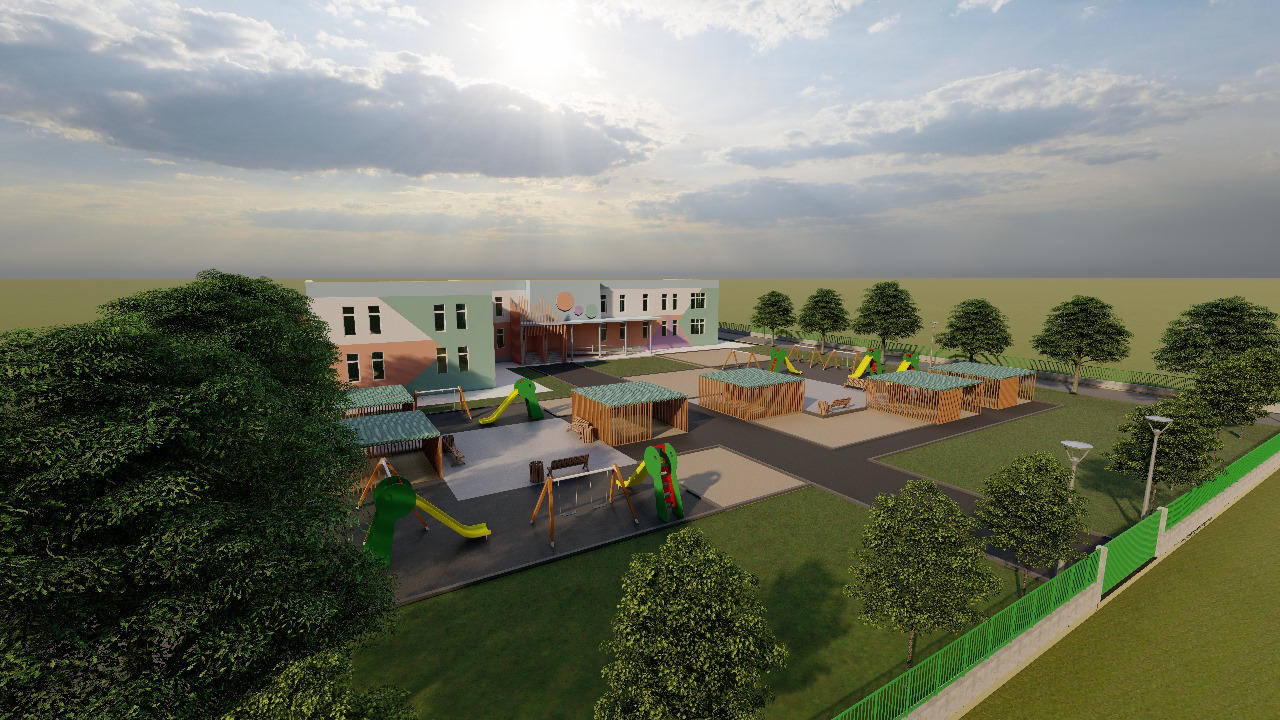 გარდაბნის მუნიციპალიტეტის სოფელ სართიჭალასა და მარტყოფში ჯამში 300 ბავშვზე გათვლილი საბავშვო ბაღების სამშენებლო სამუშაოები მიმდინარეობს