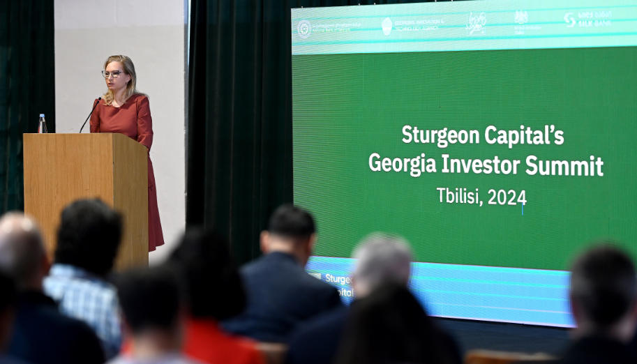ნათია თურნავამ Sturgeon Capital Georgia-ს საინვესტიციო სამიტში მიიღო მონაწილეობა