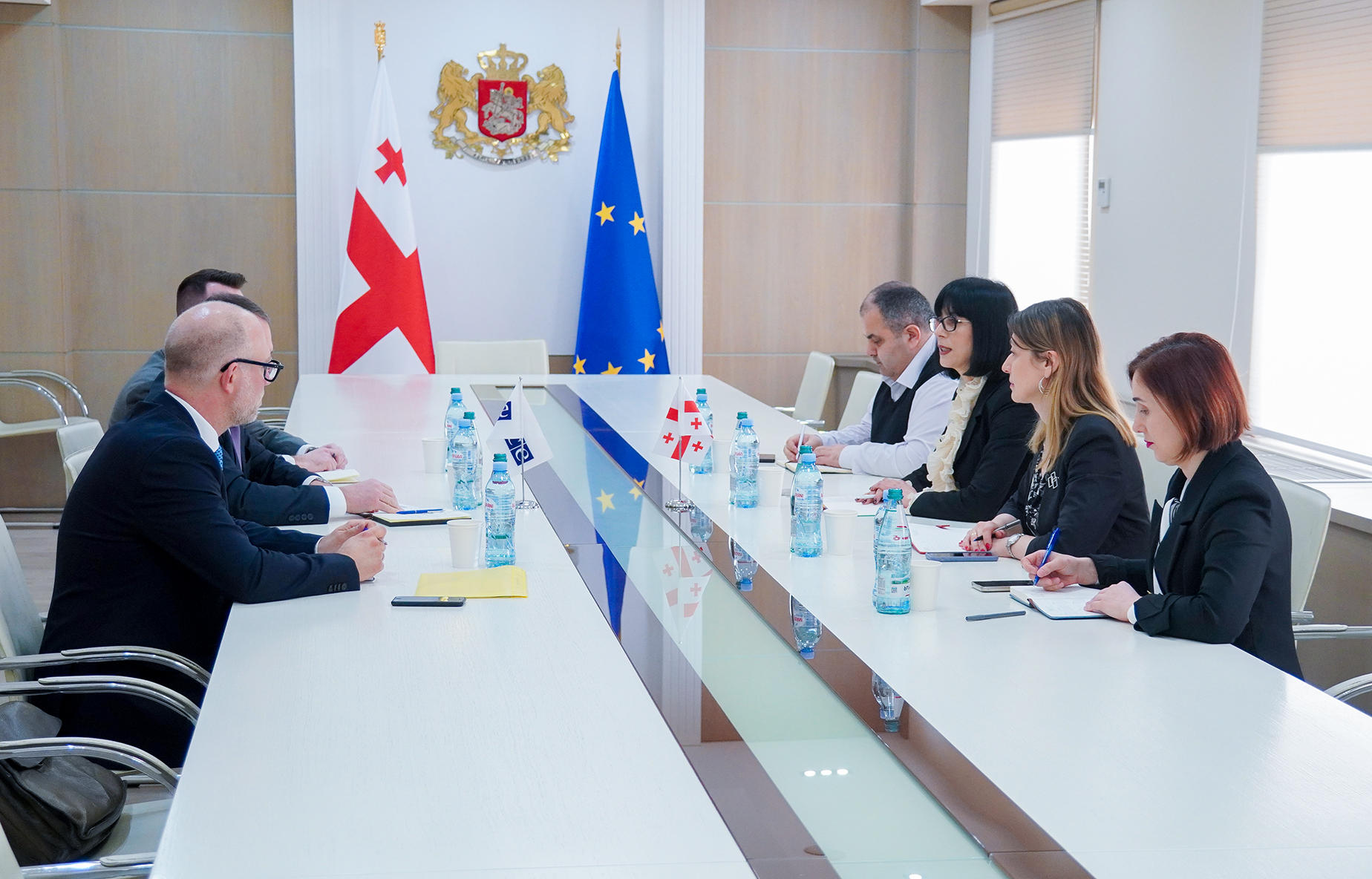 თეა ახვლედიანმა სამხრეთ კავკასიაში ეუთო-ს მოქმედი თავმჯდომარის სპეციალურ წარმომადგენელთან, ჟენევის საერთაშორისო დისკუსიების თანათავმჯდომარესთან შეხვედრა გამართა