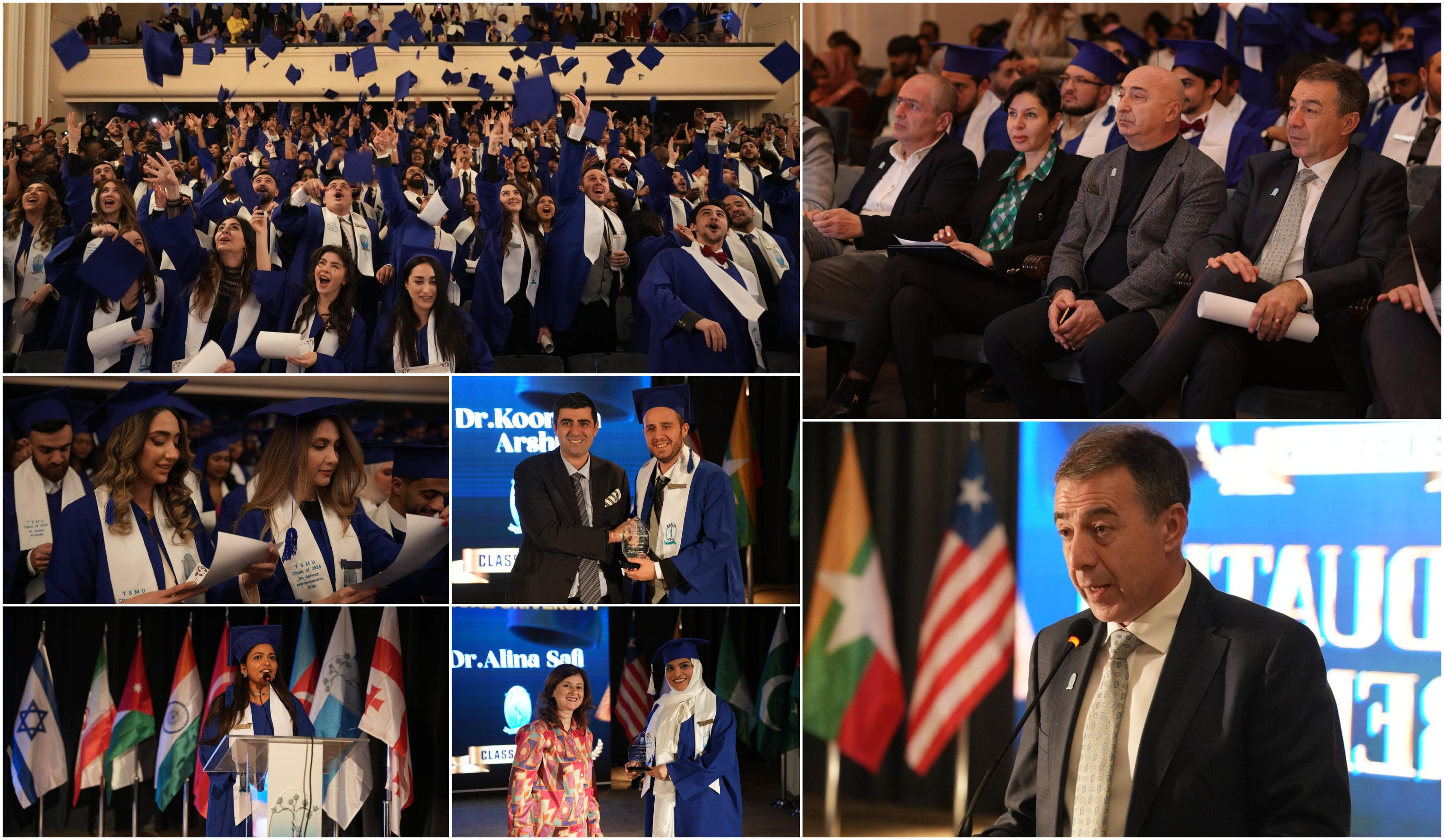 თბილისის სახელმწიფო სამედიცინო უნივერსიტეტში მედიცინისა და სტომატოლოგიის საერთაშორისო ფაკულტეტის სტუდენტების გამოსაშვები ღონისძიება გაიმართა