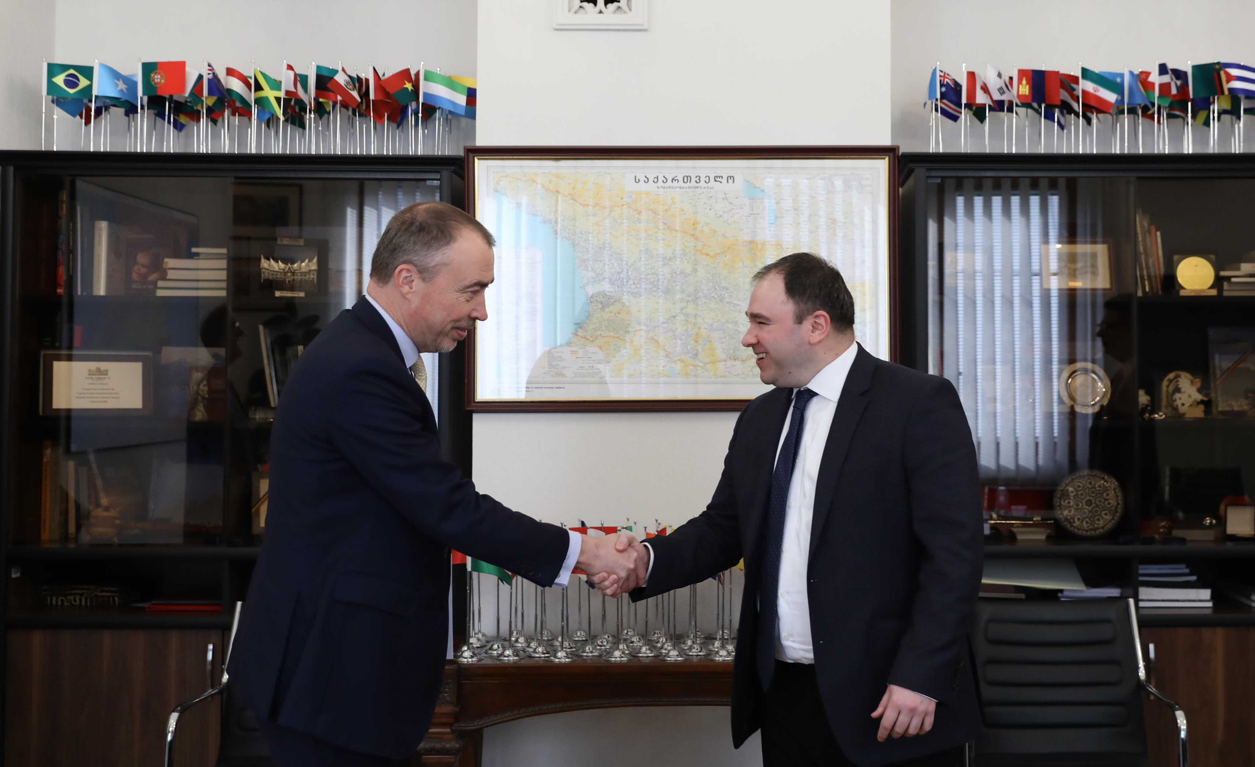 ნიკოლოზ სამხარაძე ტოივო კლაარს შეხვდა