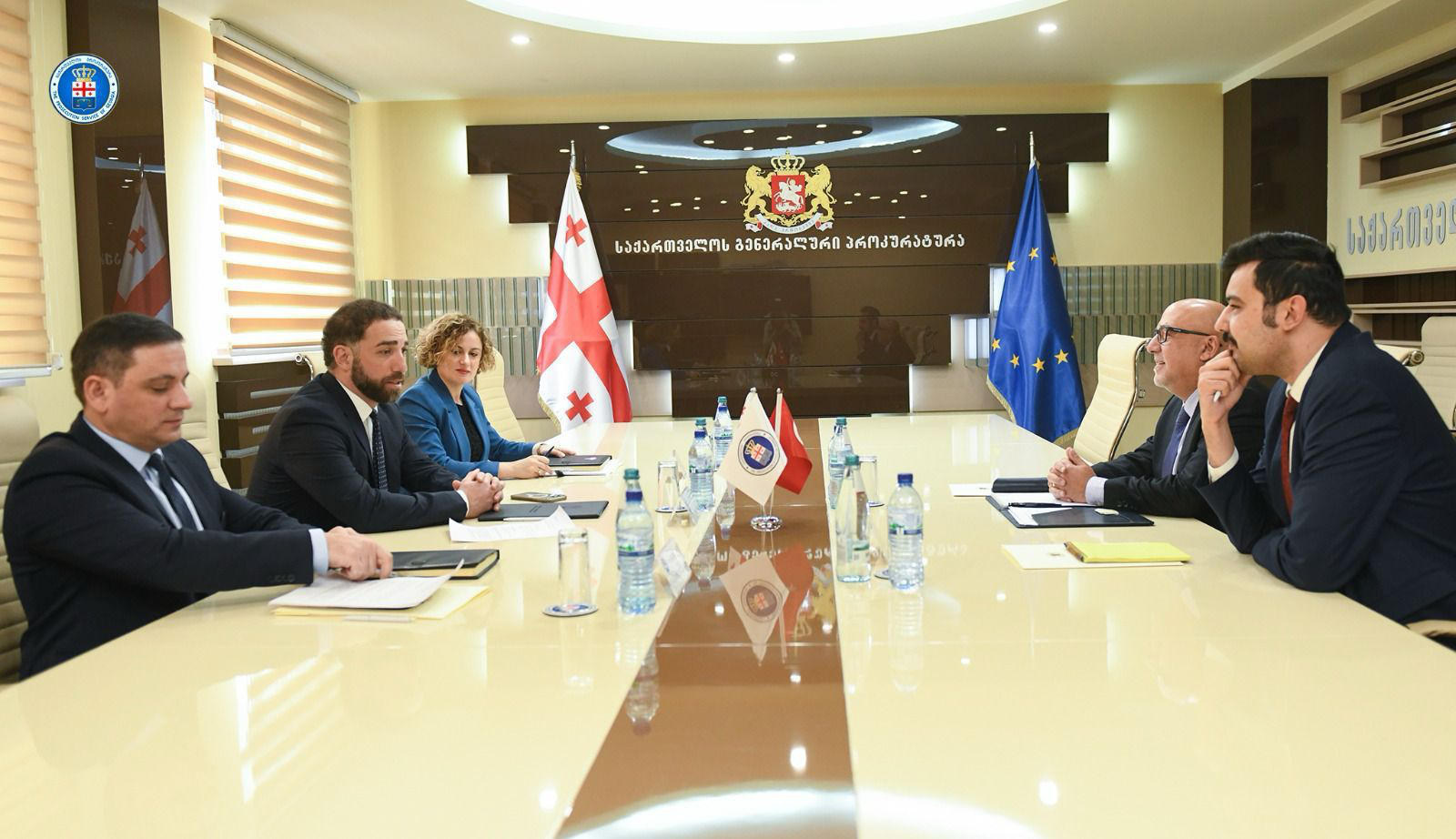 გენერალური პროკურორი ირაკლი შოთაძე თურქეთის რესპუბლიკის ელჩს საქართველოში, ალი ქაან ორბაის შეხვდა