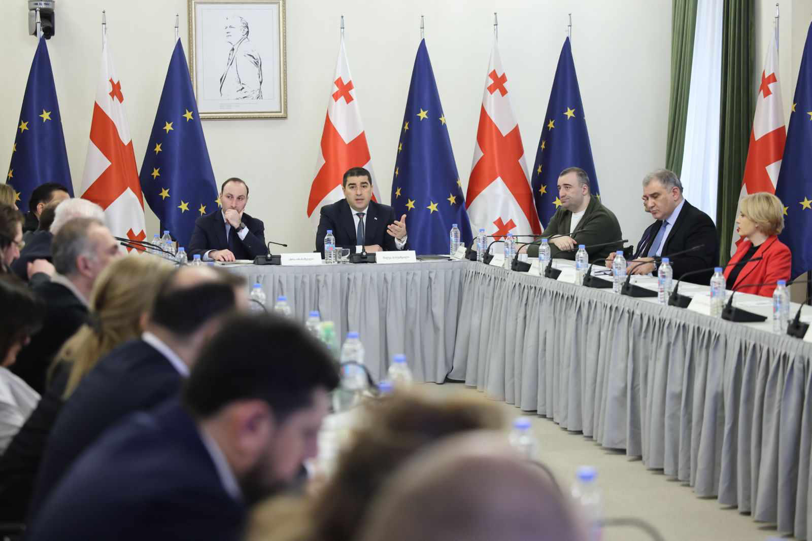 შალვა პაპუაშვილი - 7 საათზე მეტ ხანს გაგრძელდა დღევანდელი ჩვენი შეხვედრა - მიხარია, რომ ძალიან კონსტრუქციული საუბარი გვქონდა, უმეტეს საკითხებთან დაკავშირებით გვაქვს თანხმობა