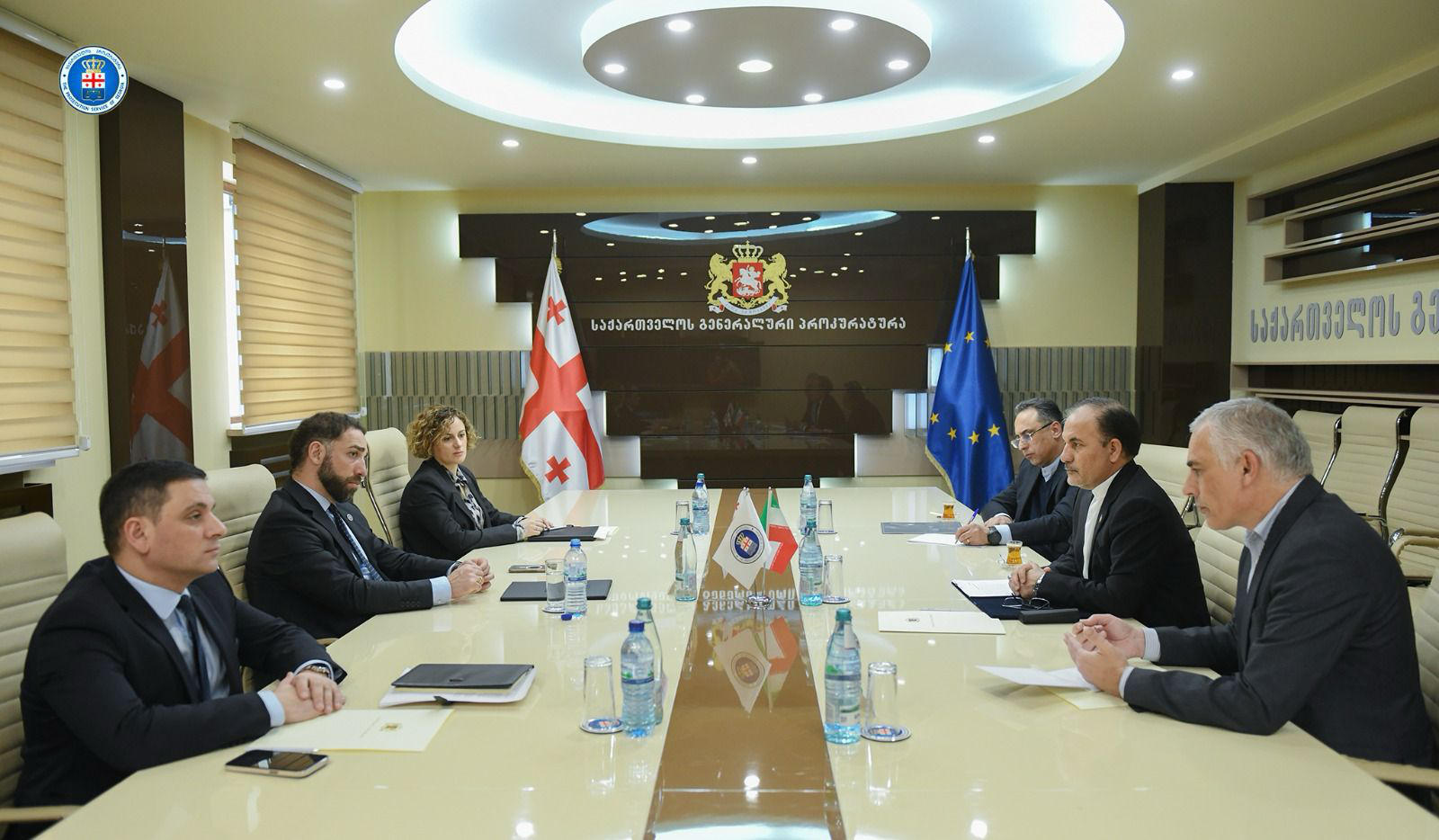 გენერალური პროკურორი ირაკლი შოთაძე ირანის ისლამური რესპუბლიკის ელჩს საქართველოში, მაჰმუდ ადიბს შეხვდა