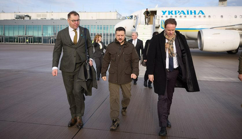 ვოლოდიმირ ზელენსკი გერმანიაში ჩავიდა