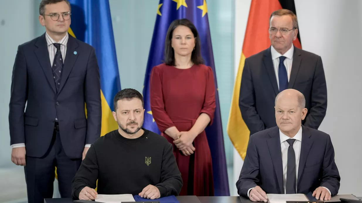 უკრაინამ და გერმანიამ უსაფრთხოების შესახებ შეთანხმება გააფორმეს