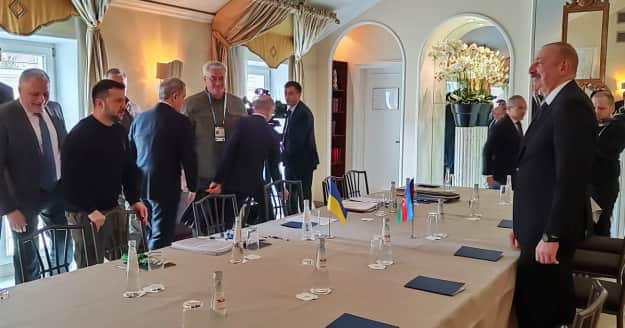ვოლოდიმირ ზელენსკი ილჰამ ალიევს შეხვდა