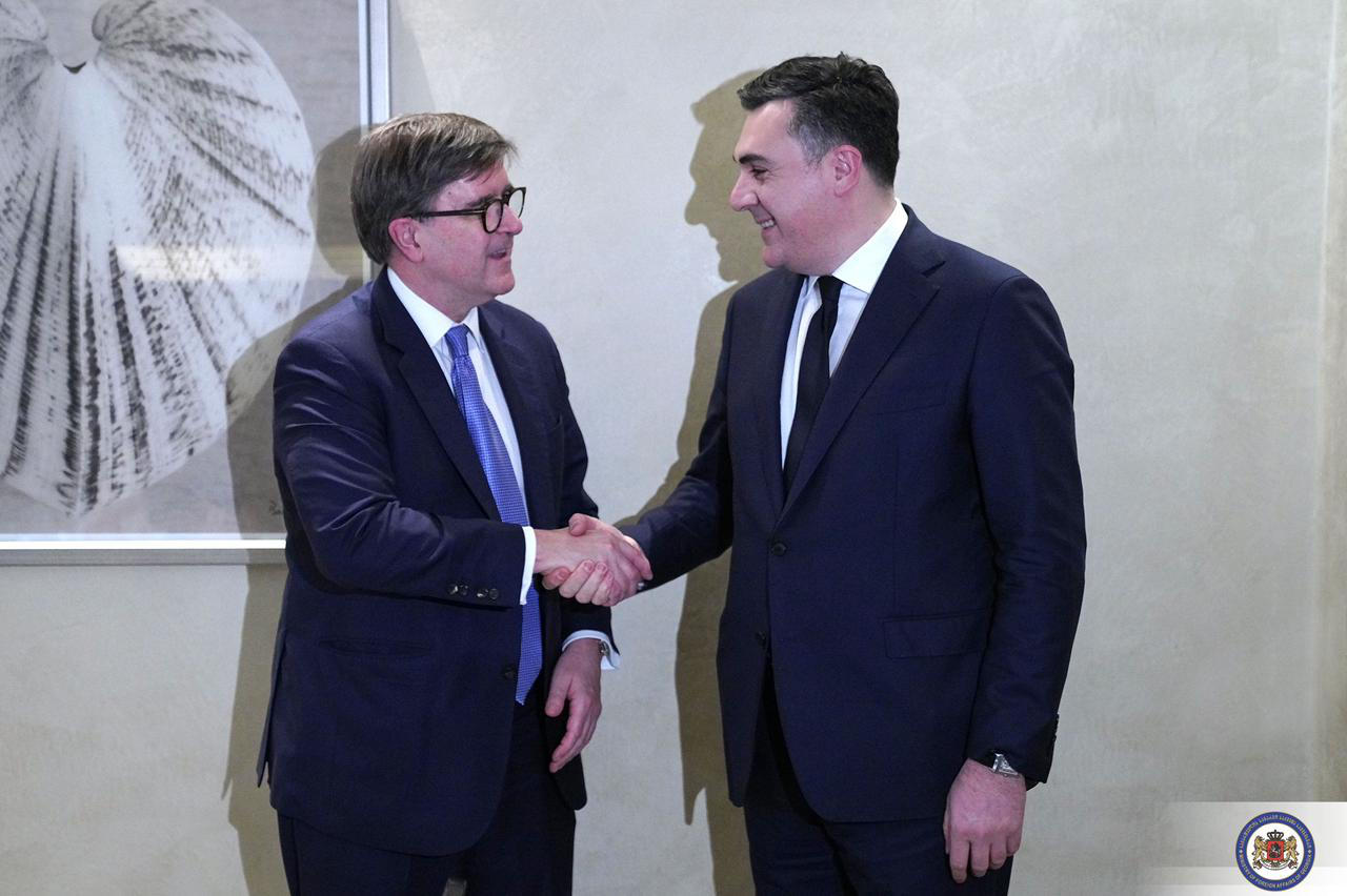ილია დარჩიაშვილი ევროპისა და ევრაზიის საკითხებში აშშ-ის სახელმწიფო მდივნის თანაშემწეს, ჯეიმს ო'ბრაიანს შეხვდა