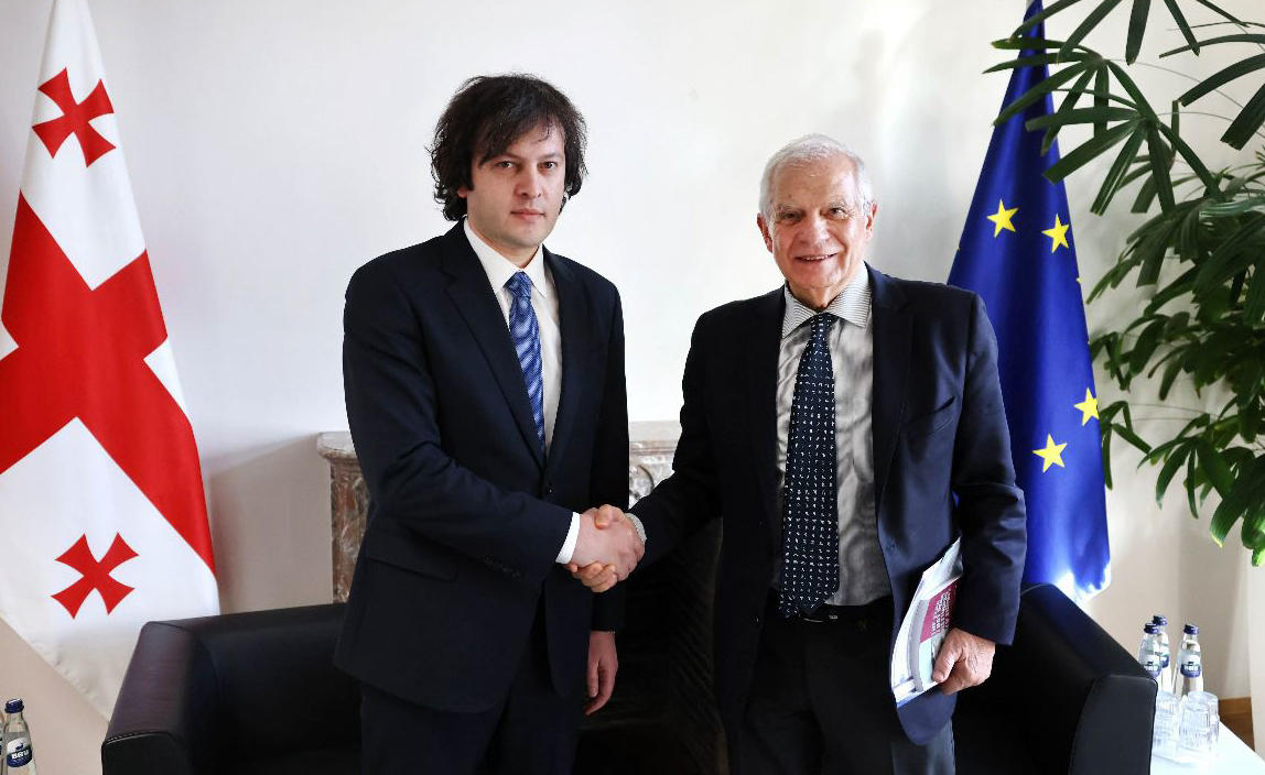 პრემიერ-მინისტრი ირაკლი კობახიძე ჯოზეფ ბორელს შეხვდა