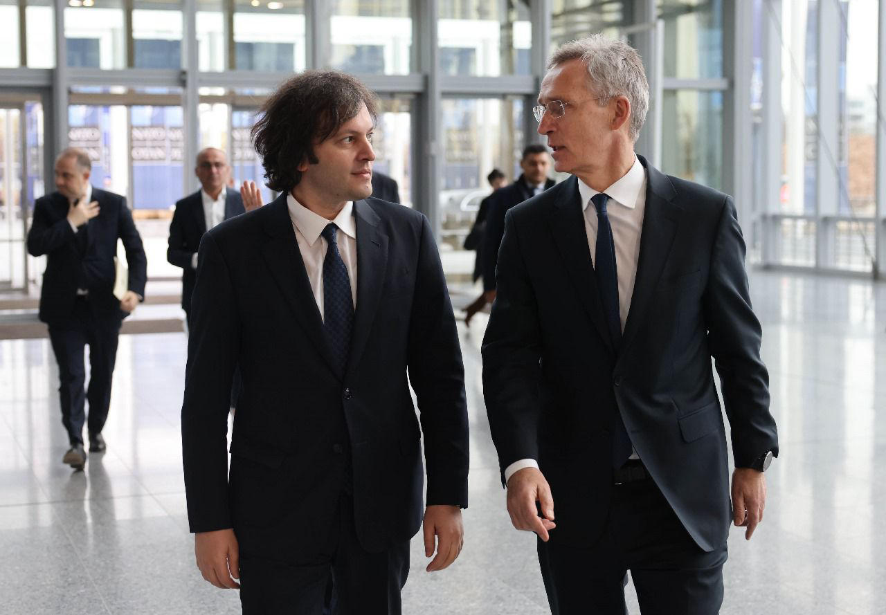 ირაკლი კობახიძე იენს სტოლტენბერგს შეხვდა