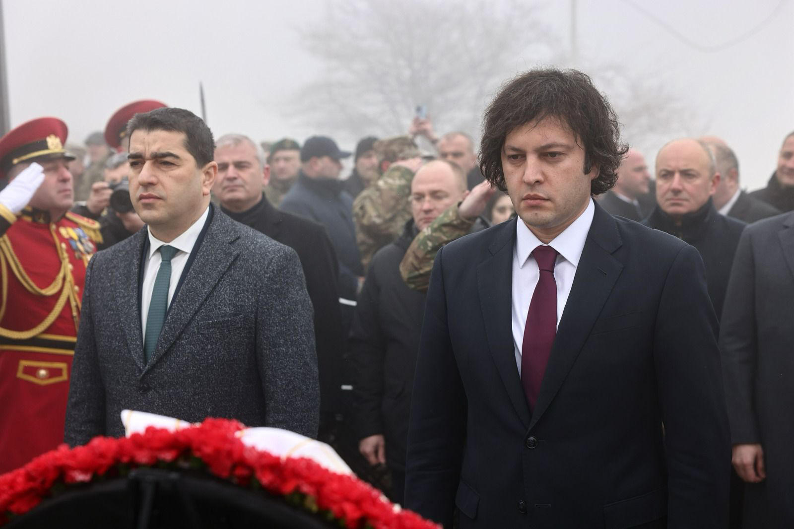 პრემიერ-მინისტრმა ირაკლი კობახიძემ კოჯორში იუნკერთა მემორიალი გვირგვინით შეამკო