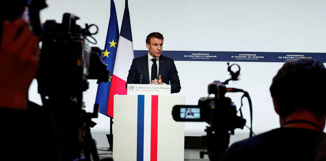 ემანუელ მაკრონი - შეიქმნება კოალიცია უკრაინისთვის საშუალო და შორ მანძილზე მოქმედი რაკეტებისა და ბომბების მიწოდებისთვის