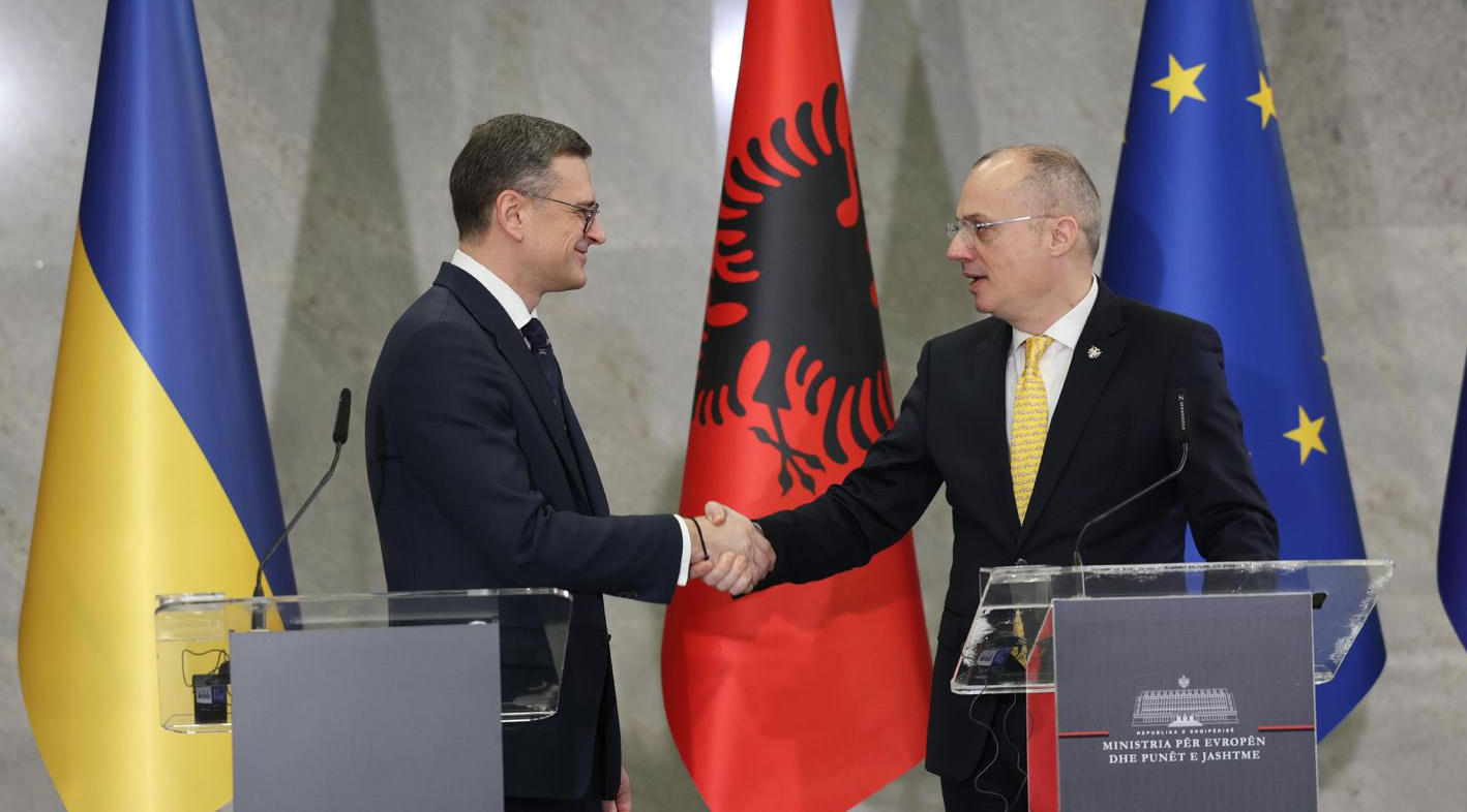 უკრაინისა და ალბანეთის საგარეო საქმეთა მინისტრებმა „მშვიდობის ფორმულა“ და უკრაინის ნატო-ში გაწევრიანების საკითხი განიხილეს