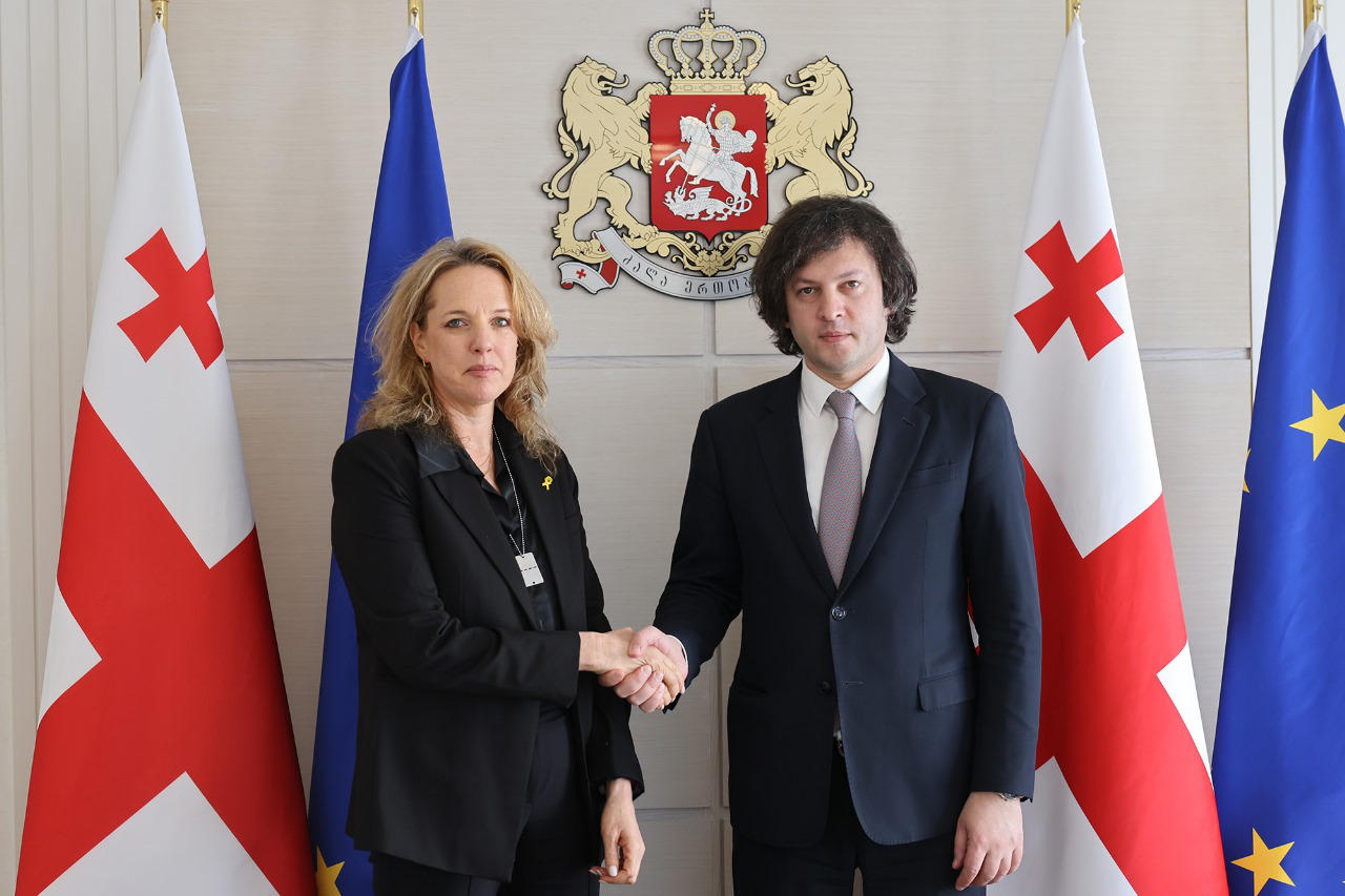 პრემიერ-მინისტრი ირაკლი კობახიძე  საქართველოში ისრაელის ელჩს ჰადას მეიცადს შეხვდა