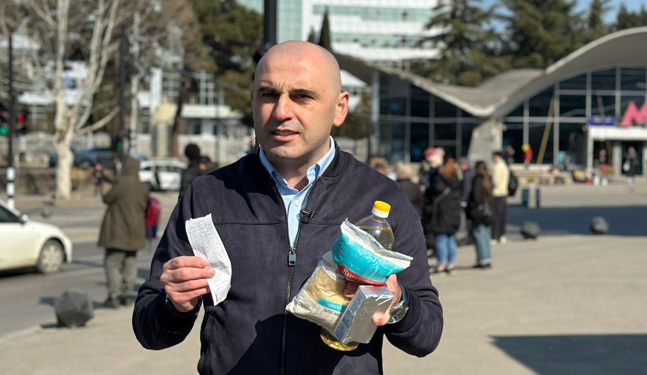 ლევან ხაბეიშვილი - თამამად შემიძლია ვთქვა, რომ ცეცხლი უკიდია პროდუქტების ფასებს - ჩეკს თავისი ფასების ჩამონათვალით ივანიშვილს და კობახიძეს ვუგზავნით