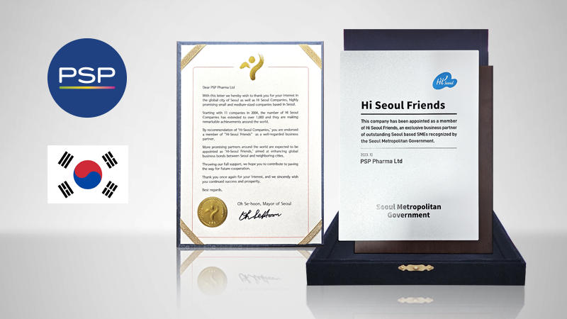 კორეელ პარტნიორებთან წარმატებული თანამშრომლობის ჯილდო „Hi Seoul Friends” და ქალაქ სეულის მერის მადლობის წერილი ქართულ კომპანია PSP-ს