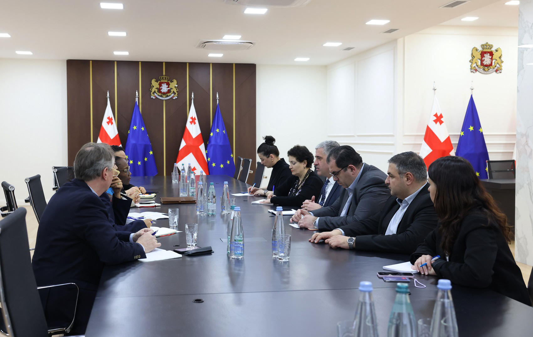 ოთარ შამუგია სამხრეთ კავკასიაში მსოფლიო ბანკის მუდმივ წარმომადგენელს შეხვდა