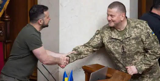 ვოლოდიმირ ზელენსკიმ ვალერი ზალუჟნი დიდ ბრიტანეთში ელჩად დანიშნა