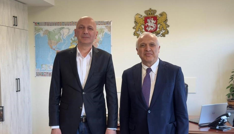 ზაზა ვაშაყმაძე სომხეთის ელჩს შეხვდა
