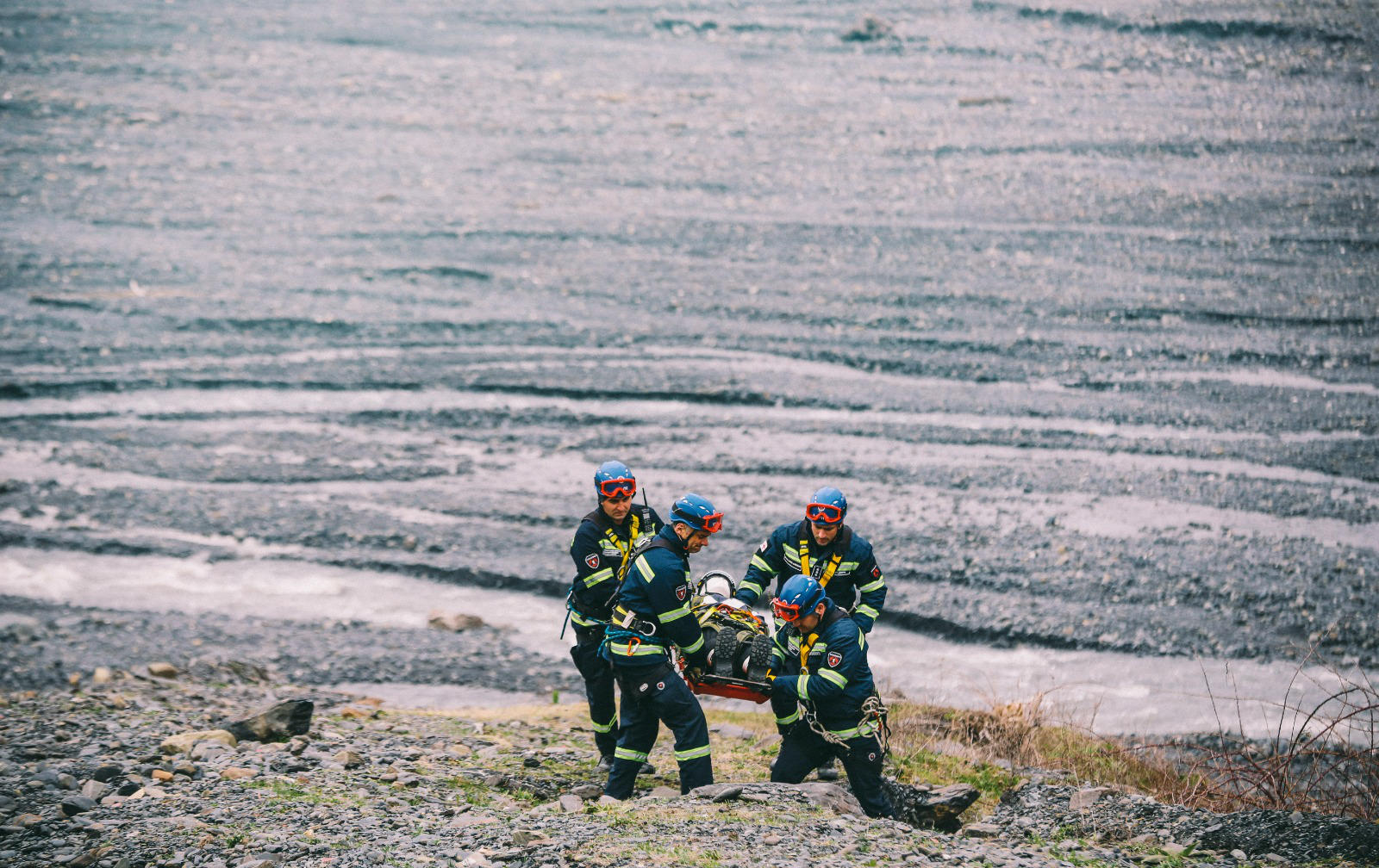 საგანგებო სიტუაციების მართვის სამსახურმა ყვარელში სიმულაციური ფართომასშტაბიანი სწავლება ჩაატარა