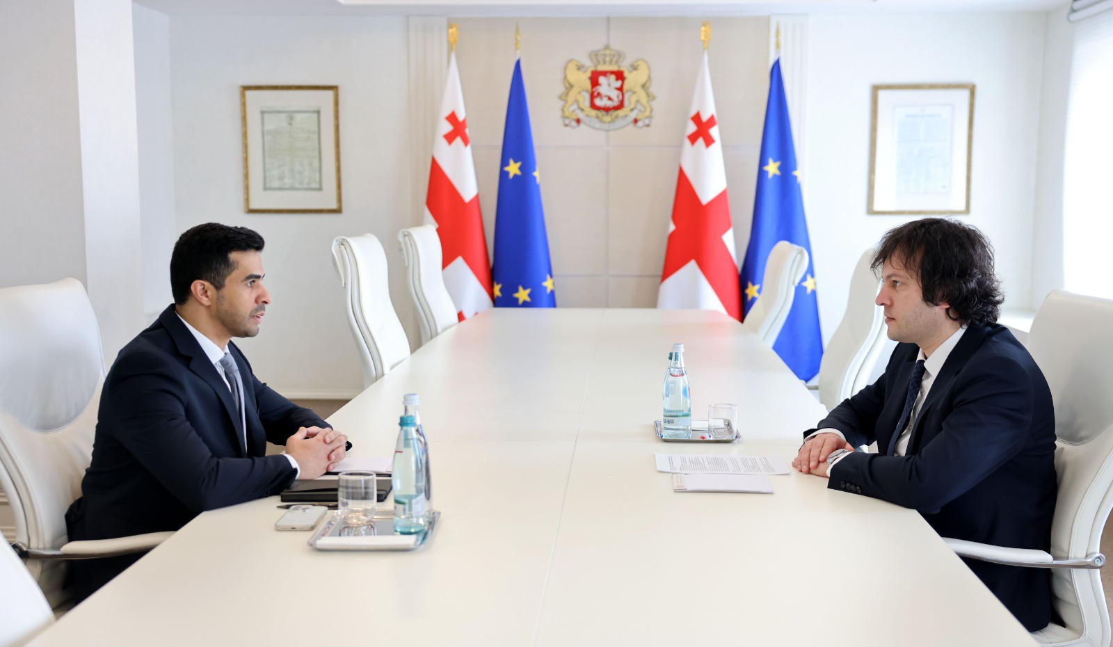 პრემიერ-მინისტრი არაბთა გაერთიანებული საამიროების ელჩს  შეხვდა