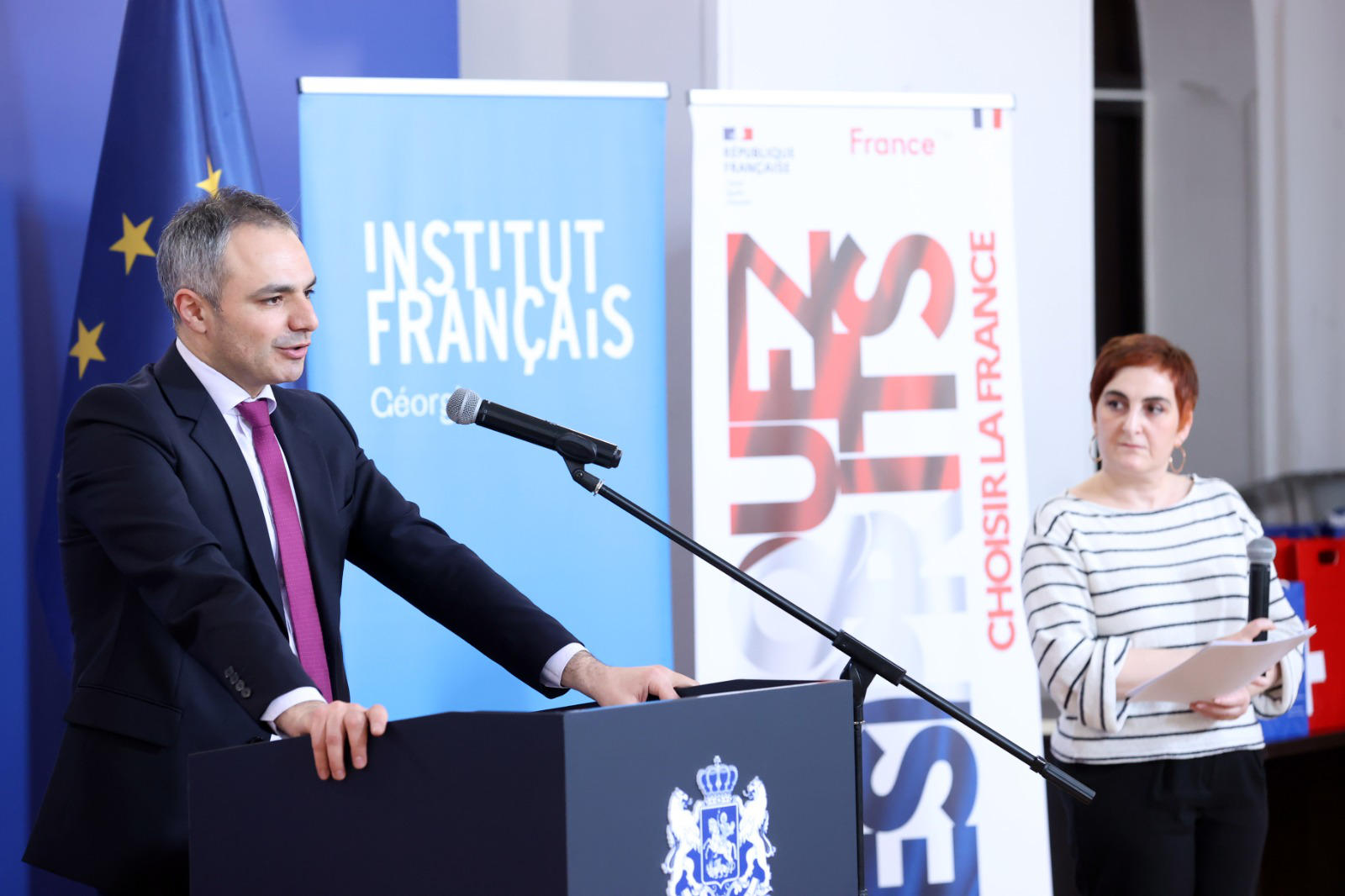 ფრანკოფონიის კვირეულის ფარგლებში ჩატარებული კონკურსების გამარჯვებული მოსწავლეები დაჯილდოვდნენ