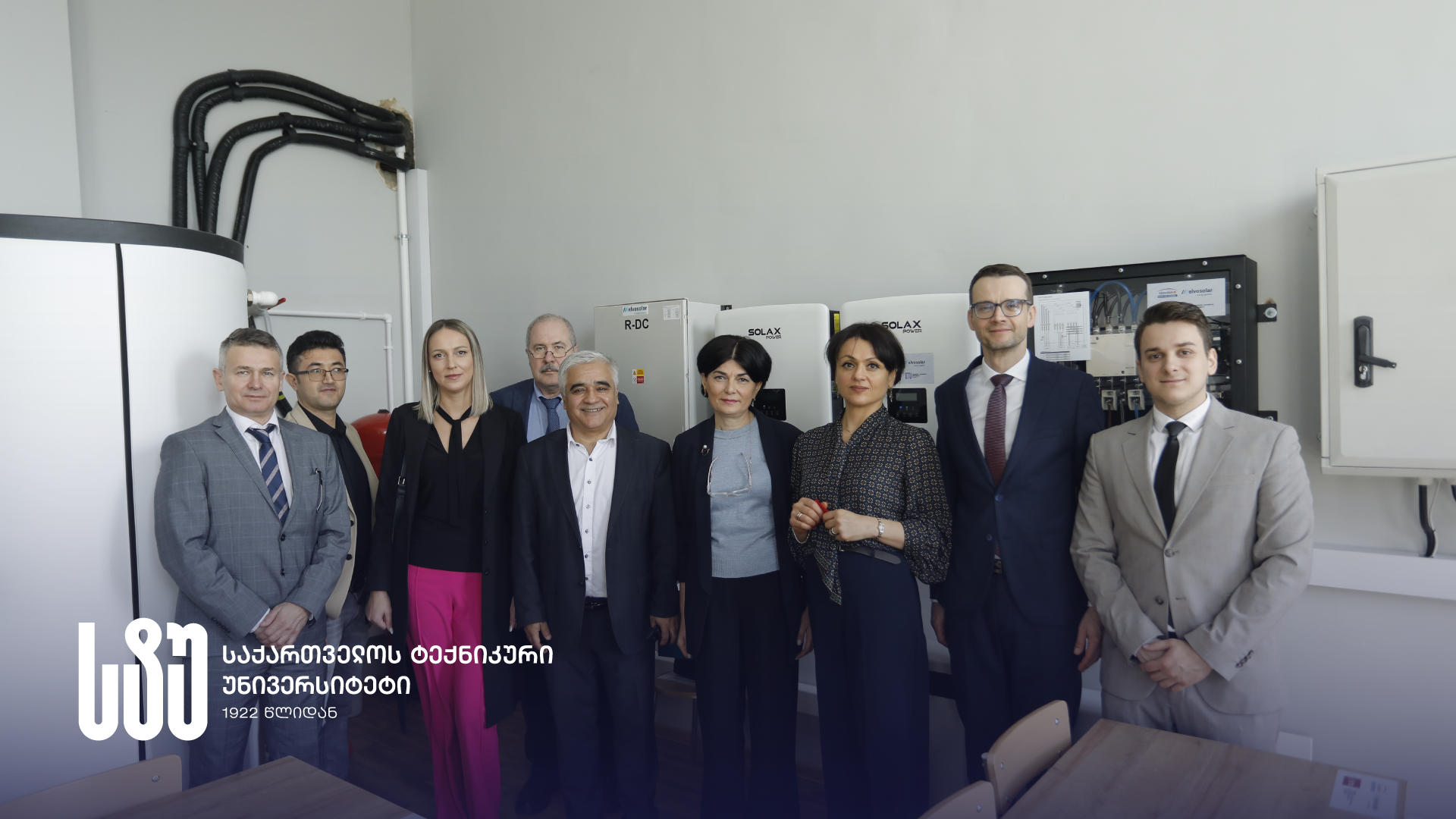 საქართველოს ტექნიკურ უნივერსიტეტში მზის ელექტროსადგური და თერმული სისტემების ლაბორატორია გაიხსნა