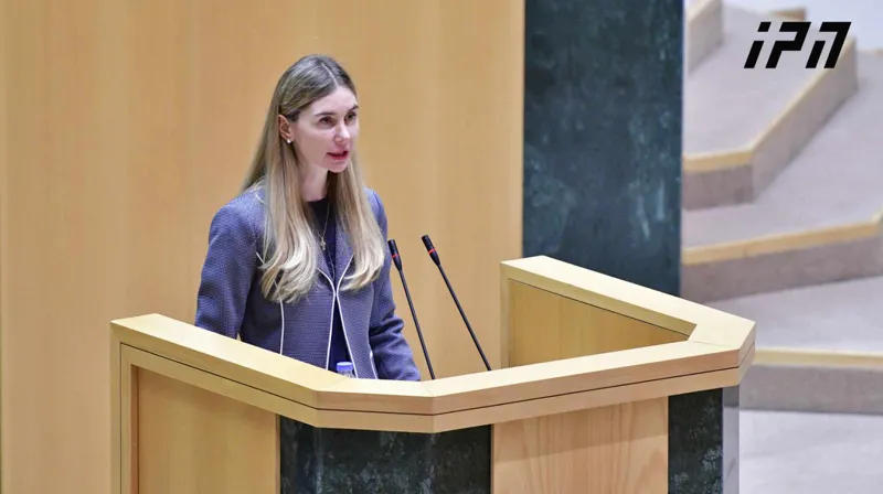 თინა ბოკუჩავა უმრავლესობას - არჩევანი შავი და თეთრია, ევროპა თუ რუსეთი, თავისუფლება თუ მონობა, ღირსება თუ ღალატი, მოგიწოდებთ, გამოიყენოთ ბოლო შანსი - ჩვენ დავტოვებთ დარბაზს და მოქალაქეებს შევუერთდებით